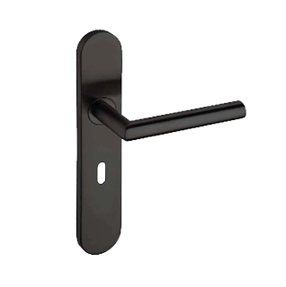 Image of black door handle